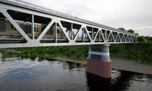 Ponte sul fiume Po 5